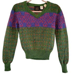 Vintage Deadstock Levi Strauss & Co Women Wear Juniors V-Neck Sweater Medium